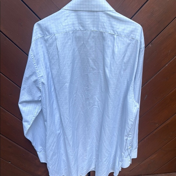 Black Brown 1826 17 1/2 34/35 Light Blue Men’s Dress Shirt - Picture 4 of 4